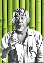 Mr. Miyagi Bamboo artwork printed on MDF wall poster