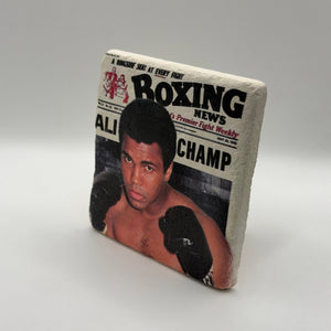 Muhammad Ali Boxing Champion Stone Coaster