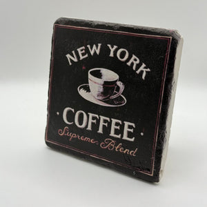 New York Coffee Stone Coaster