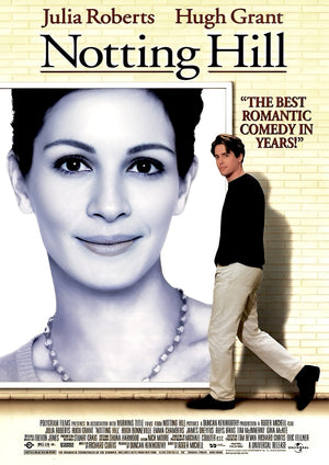 Notting Hill movie theatre artwork printed on MDF wall poster