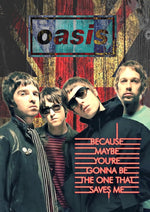 Oasis Definitely Maybe artwork printed on MDF wall poster