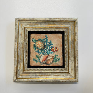 Variant Mapping v4 | ocean-sea-life-natural-stone-coaster | with Gold Frame | sha256:953a6d66fa67