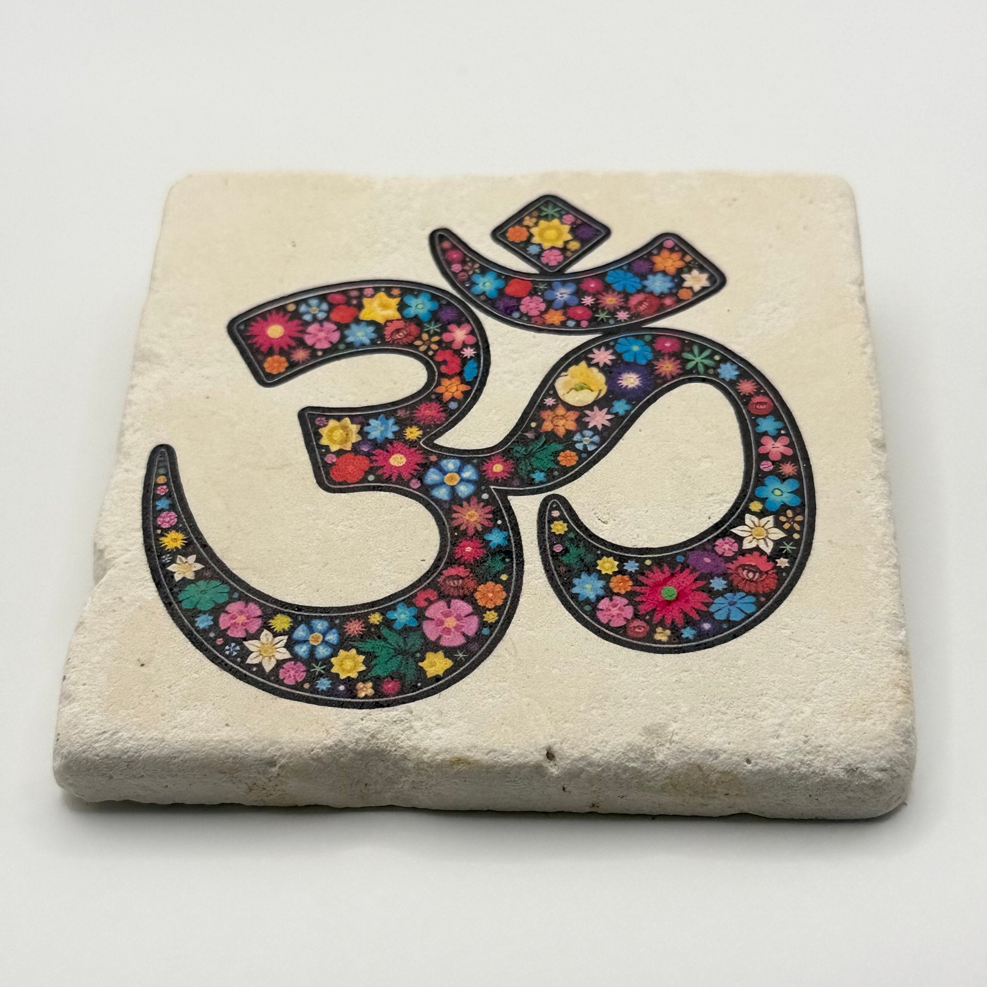 Om Aum Namaste Stone Coaster