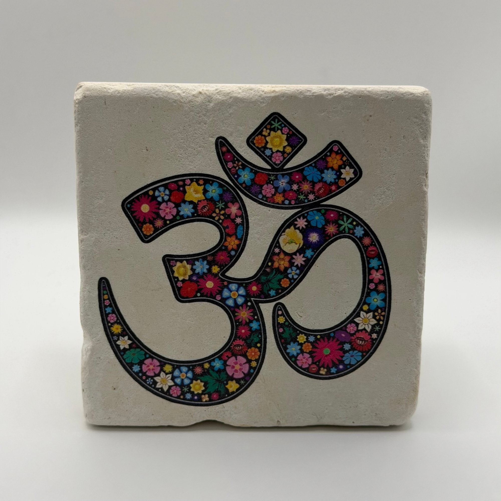 Om Aum Namaste Stone Coaster