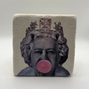 Queen Pink Bubble Stone Coaster