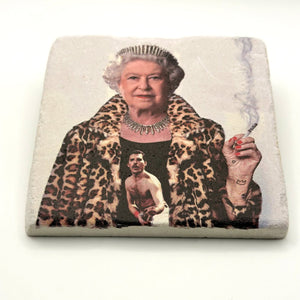 Queen Smoking Stone Coaster