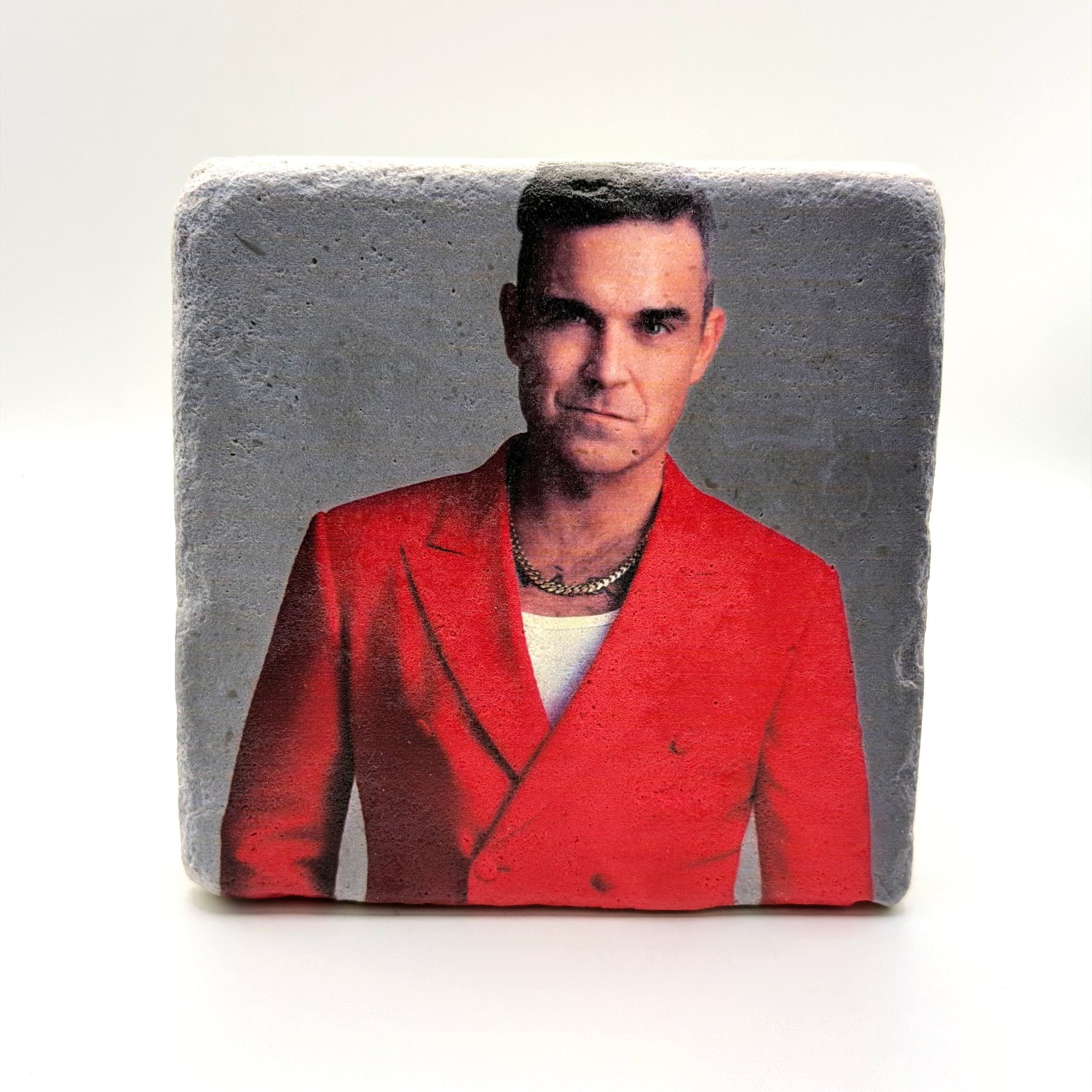 Robbie Williams Stone Coaster