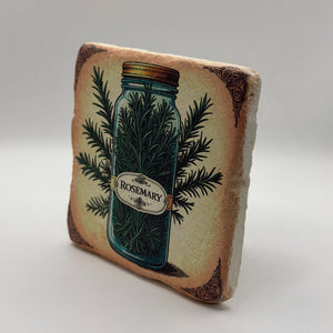 Rosemary Stone Coaster