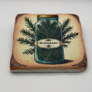 Rosemary Stone Coaster