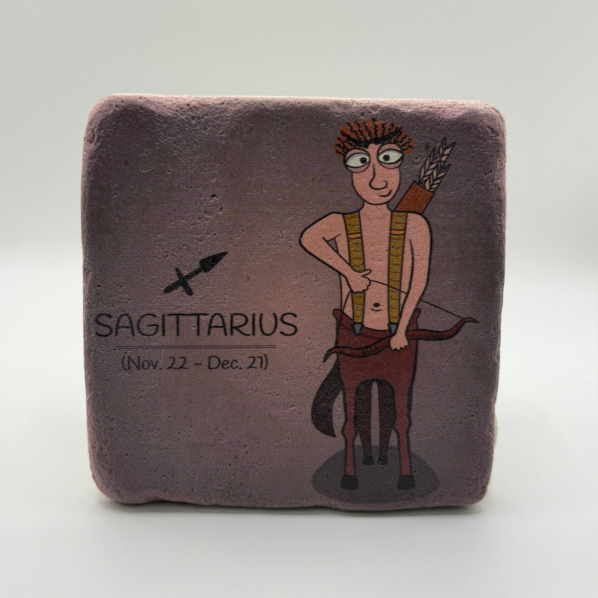 Sagittarius Stone Coaster