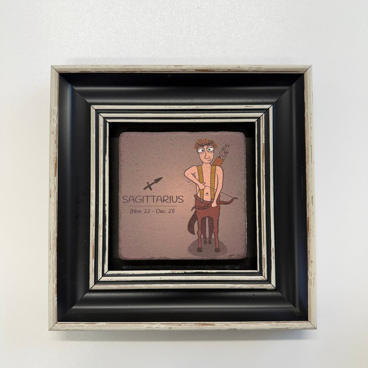 Variant Mapping v4 | sagittarius-natural-travertine-stone-coaster | with Black Frame | sha256:fd4a3d93c1bc
