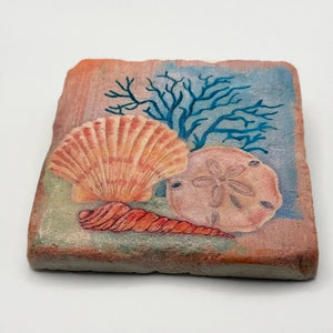 Seashell Stone Coaster