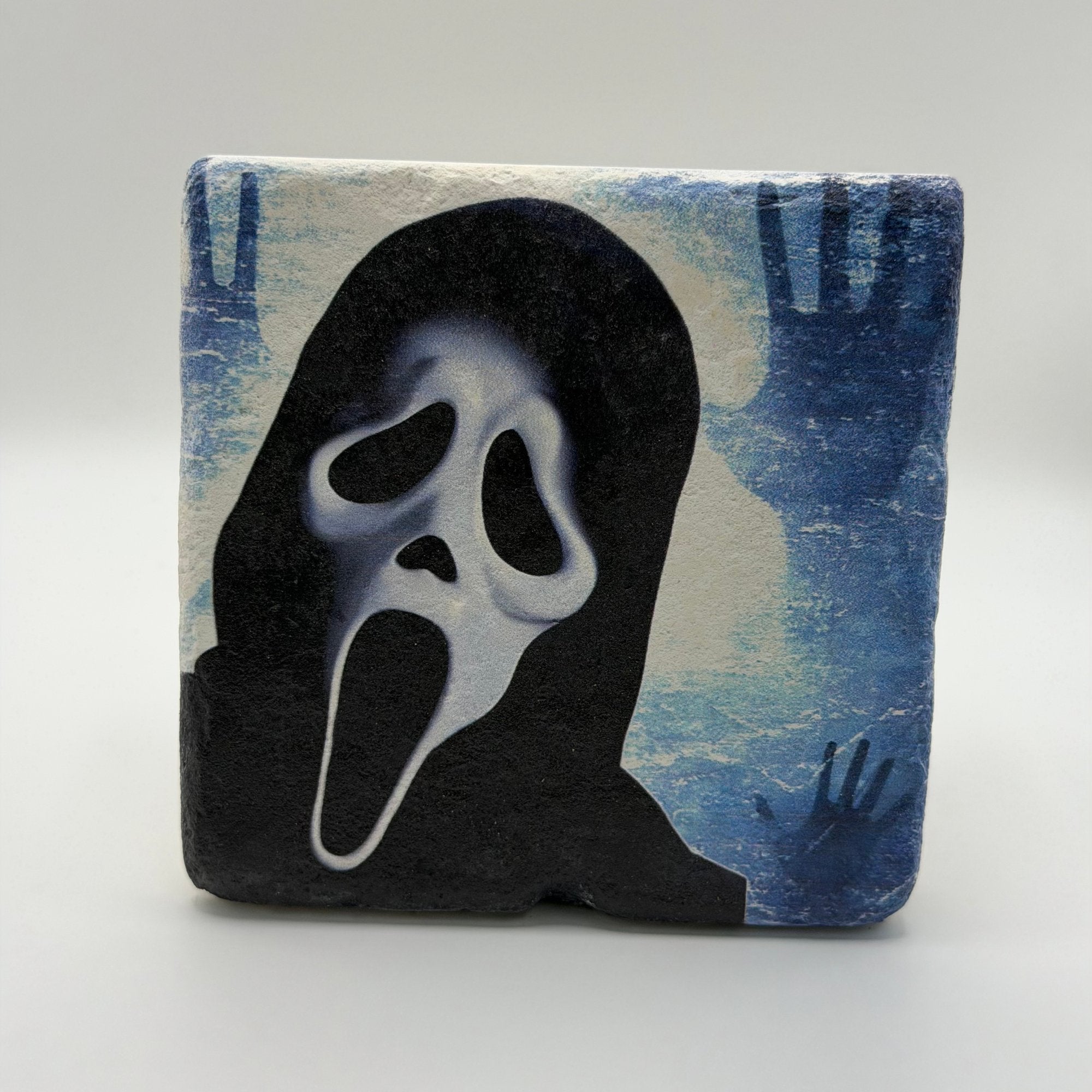 Scream Skull Stone Coaster