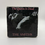 The Smiths album cover artwork printed on square travertine stone coaster