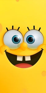 SpongeBob SquarePants cartoon design displayed as a decorative wall sign