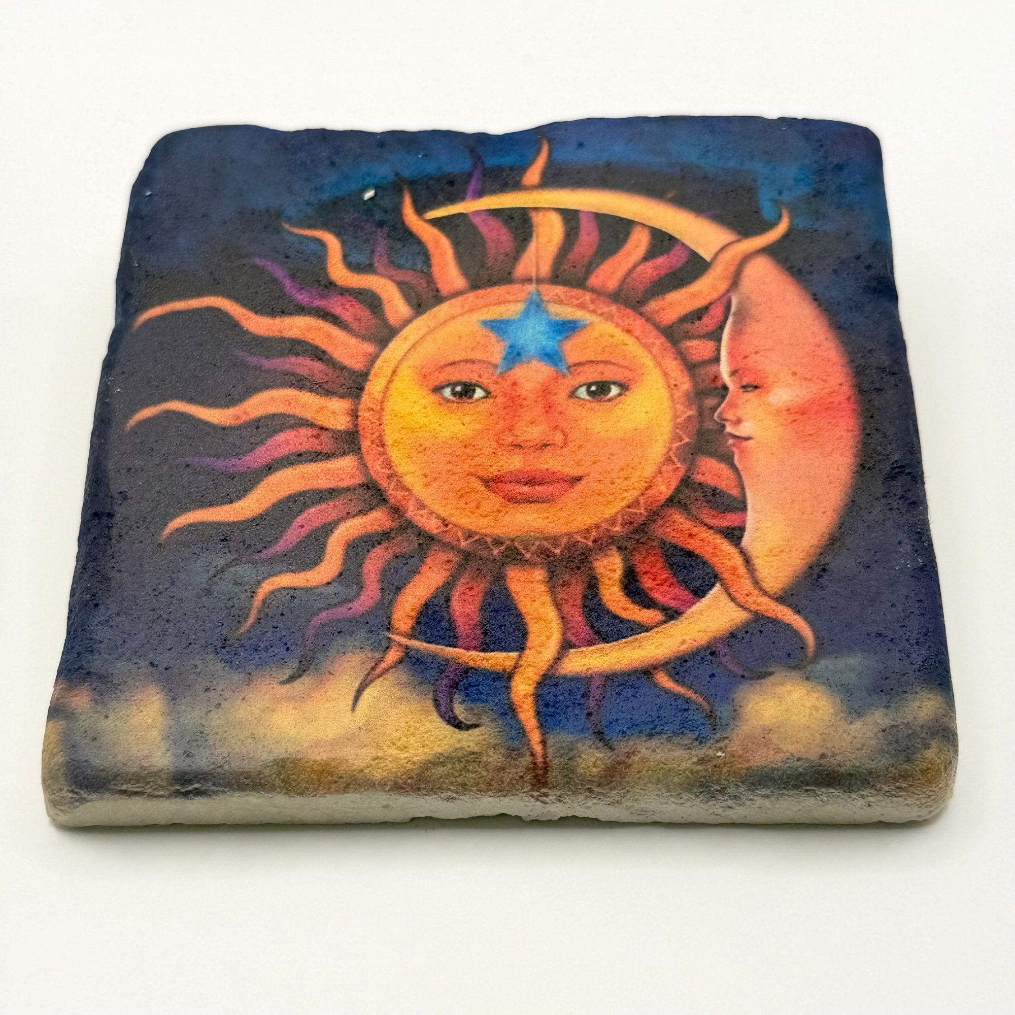 Sun and Moon Stone Coaster