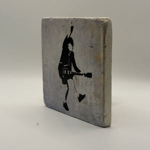 The Beatles Natural Travertine Stone Coaster artwork