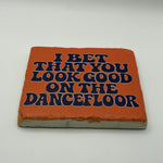 Thunder Only Happens When Its Raining Natural Travertine Stone Coaster artwork