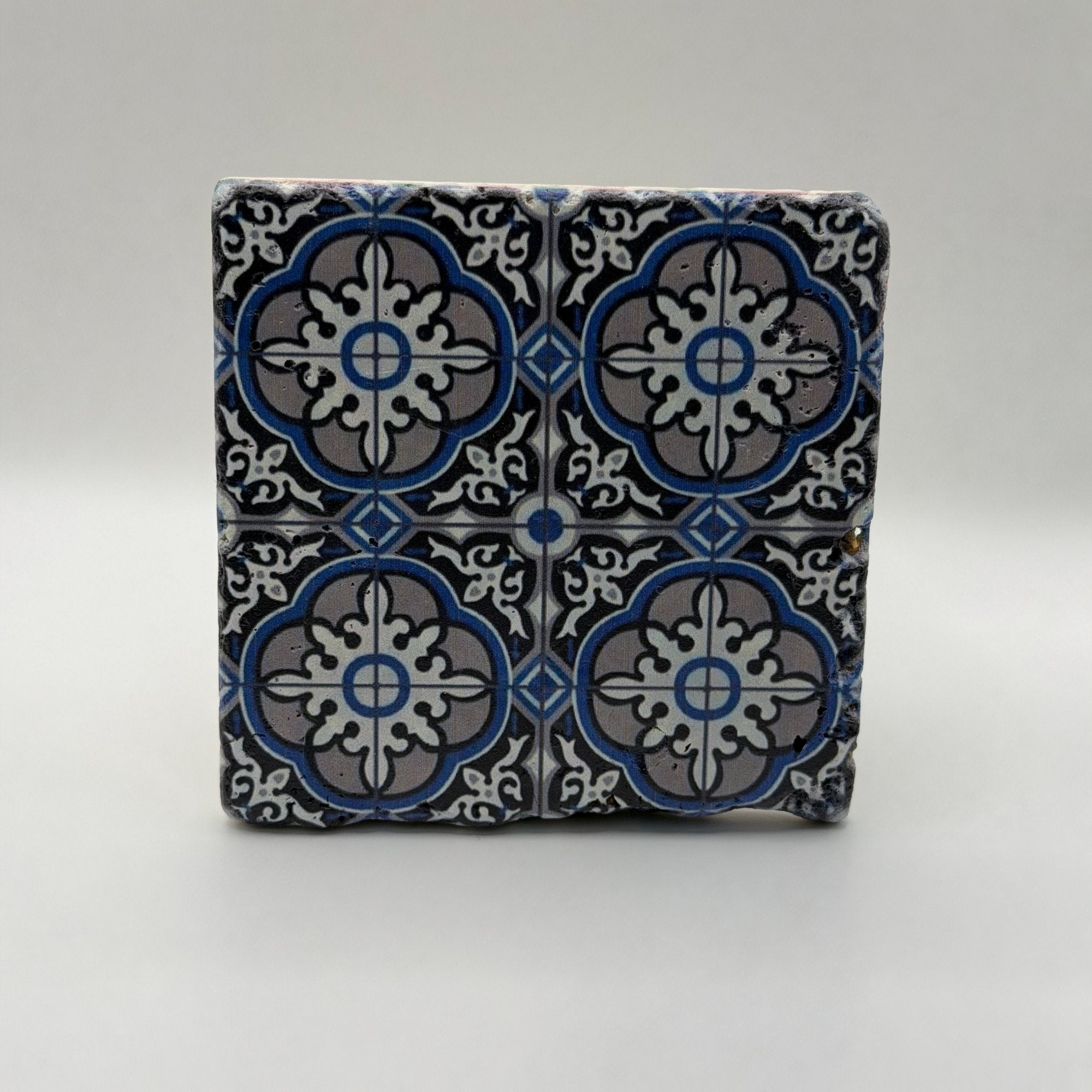 Tribal Floral Stone Coaster