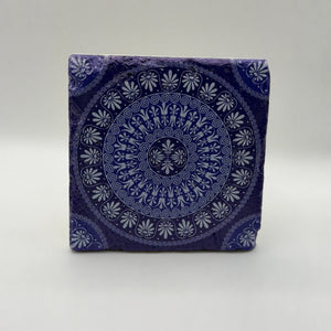 Tribal Geometric Stone Coaster