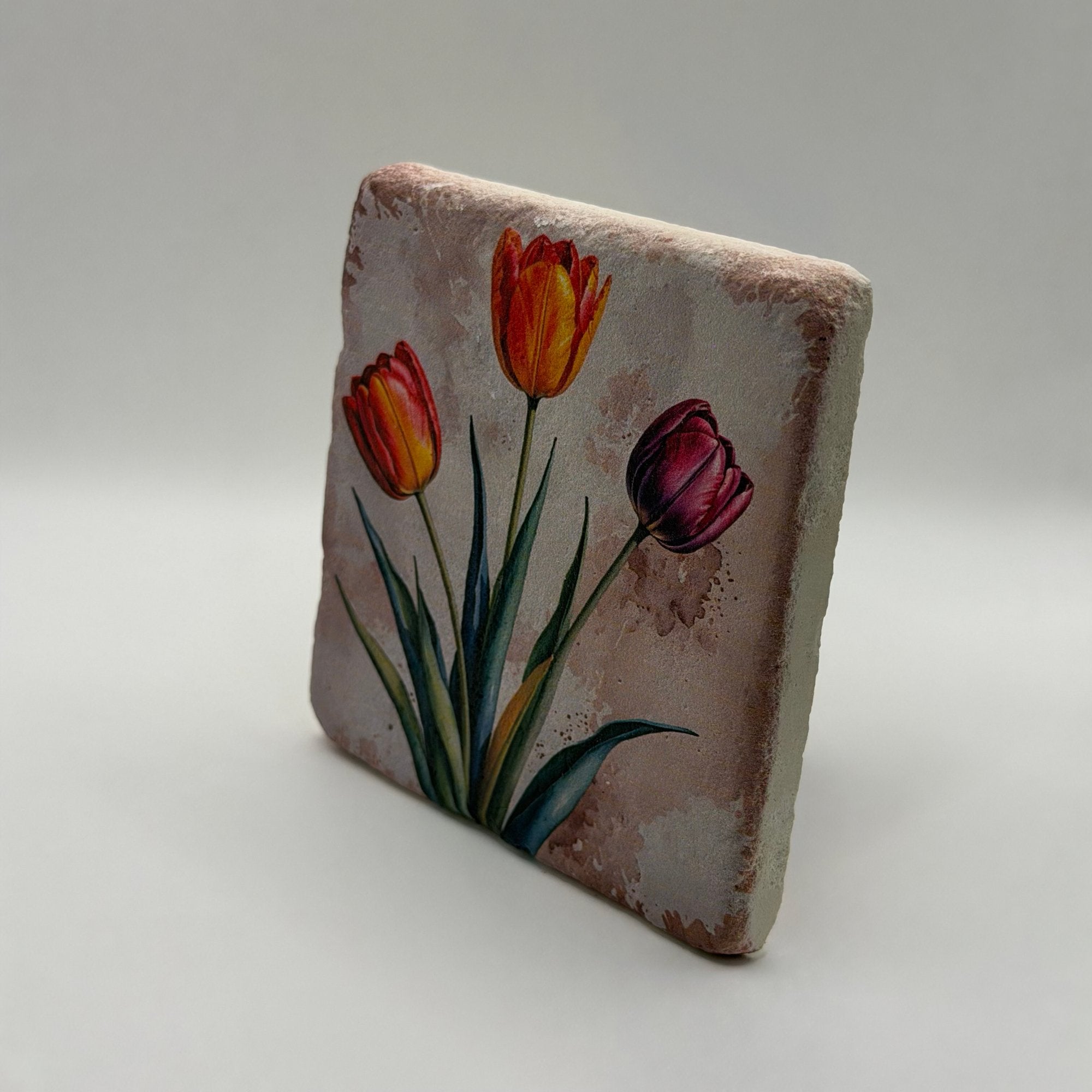 Vintage Tulip Stone Coaster
