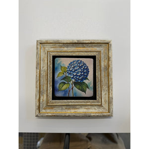 Variant Mapping v4 | vintage-blue-hydrangea-stone-coaster | with Gold Frame | sha256:ee6403c17460