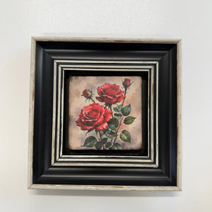 Variant Mapping v4 | vintage-red-rose-botanical-stone-coaster | with Black Frame | sha256:7739d6ac72c1
