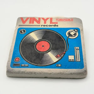 Vinyl Record Stone Coaster