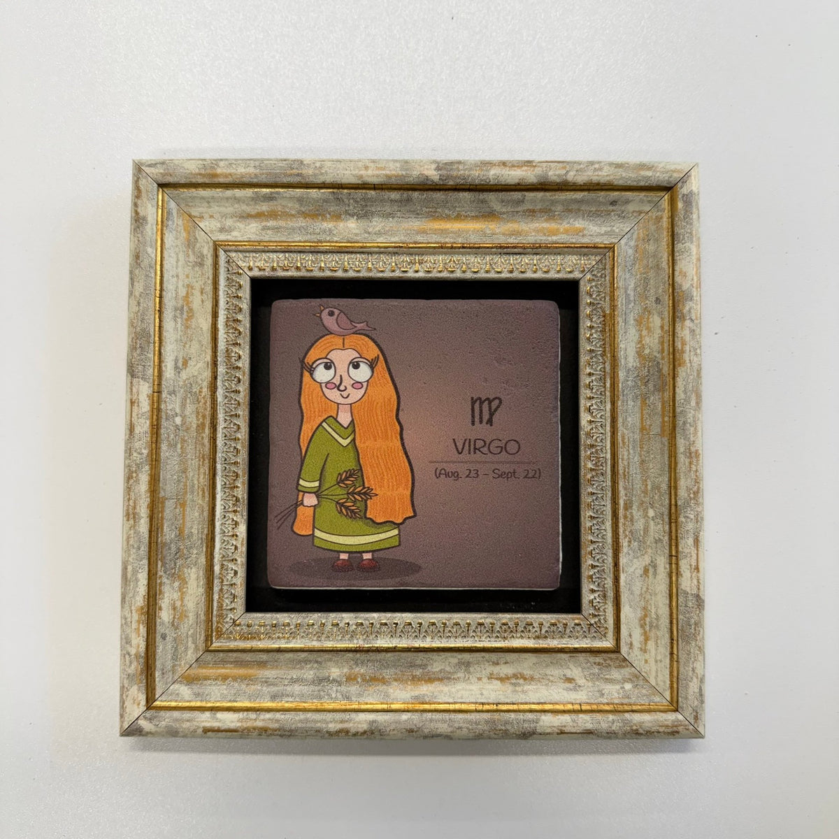 Variant Mapping v4 | virgo-natural-travertine-stone-coaster | with Gold Frame | sha256:ec33bb5192f5