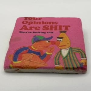 Your Opinions Are Shit Stone Coaster