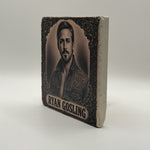 Cowboy Ryan Gosling Natural Travertine Stone Coaster 1