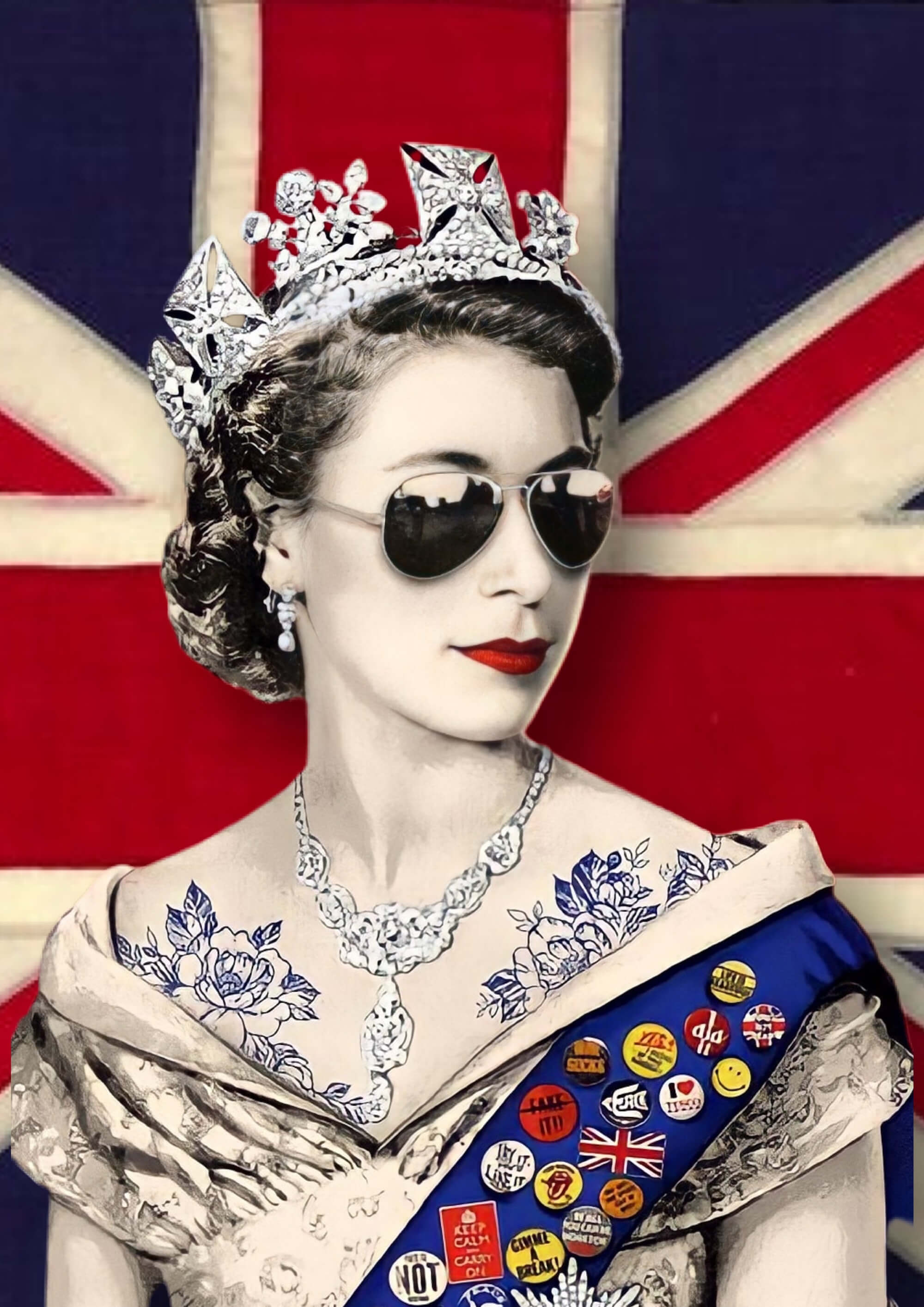 Queen Rayban Poster A4 A3 and A2 Big Poster with small options