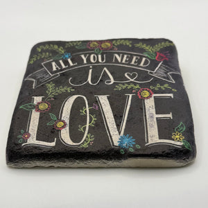 All You Need is Love Stone Coaster