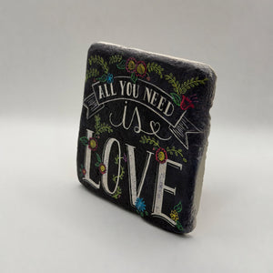 All You Need is Love Stone Coaster