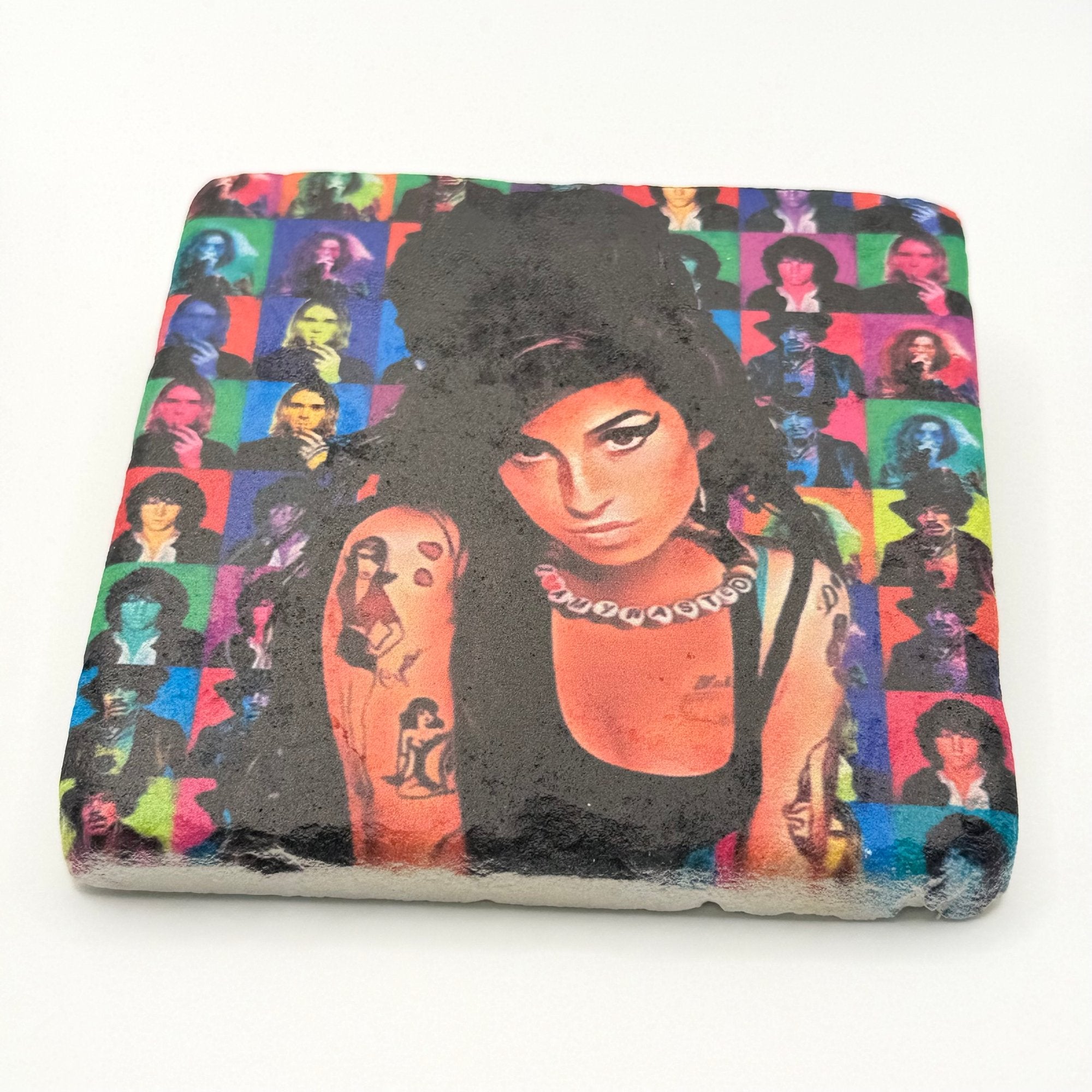 Amy Winehouse 27 Club Stone Coaster