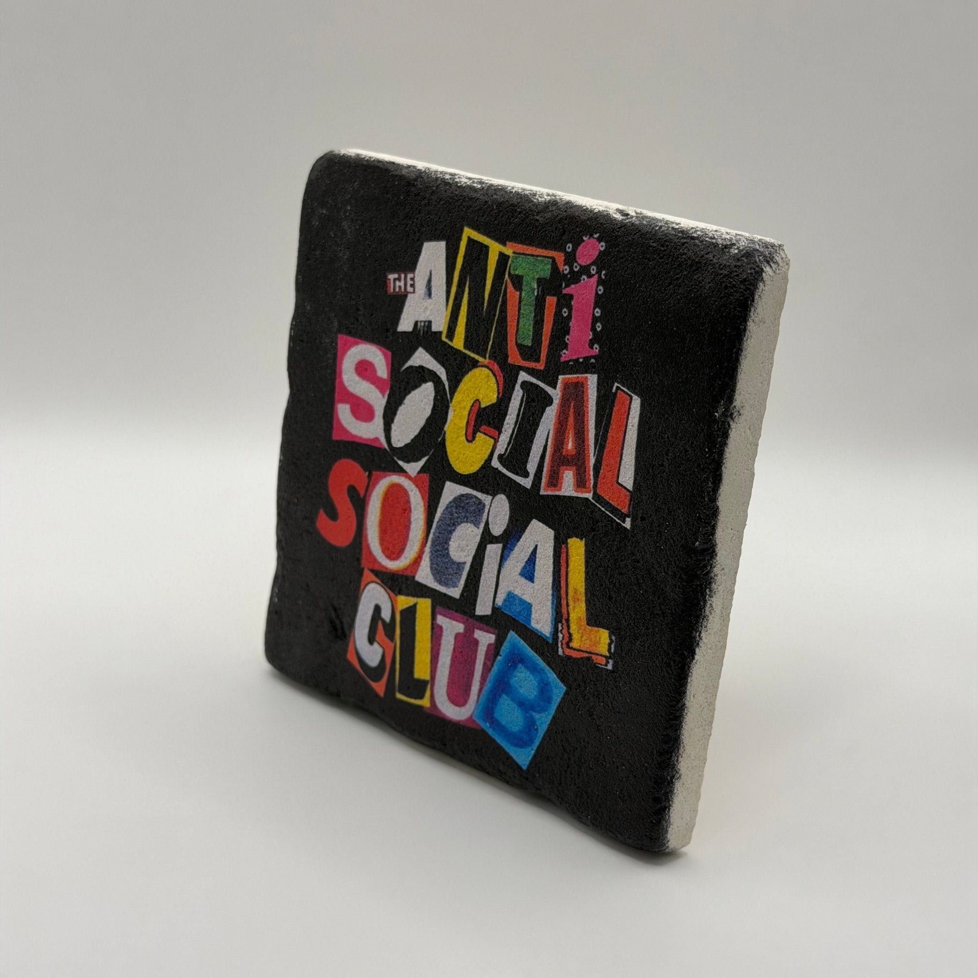 Anti Social Coaster Stone Coaster