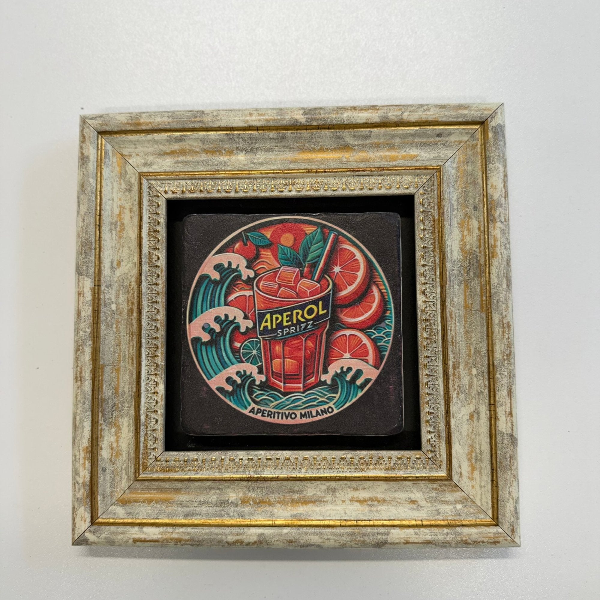 Variant Mapping v4 | aperol-stone-coaster-for-aperol-spritz-lovers | with Gold Frame | sha256:940dd41f505a