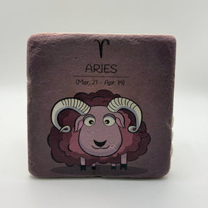 Aries Stone Coaster