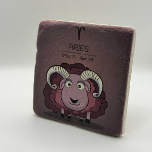 Aries Stone Coaster