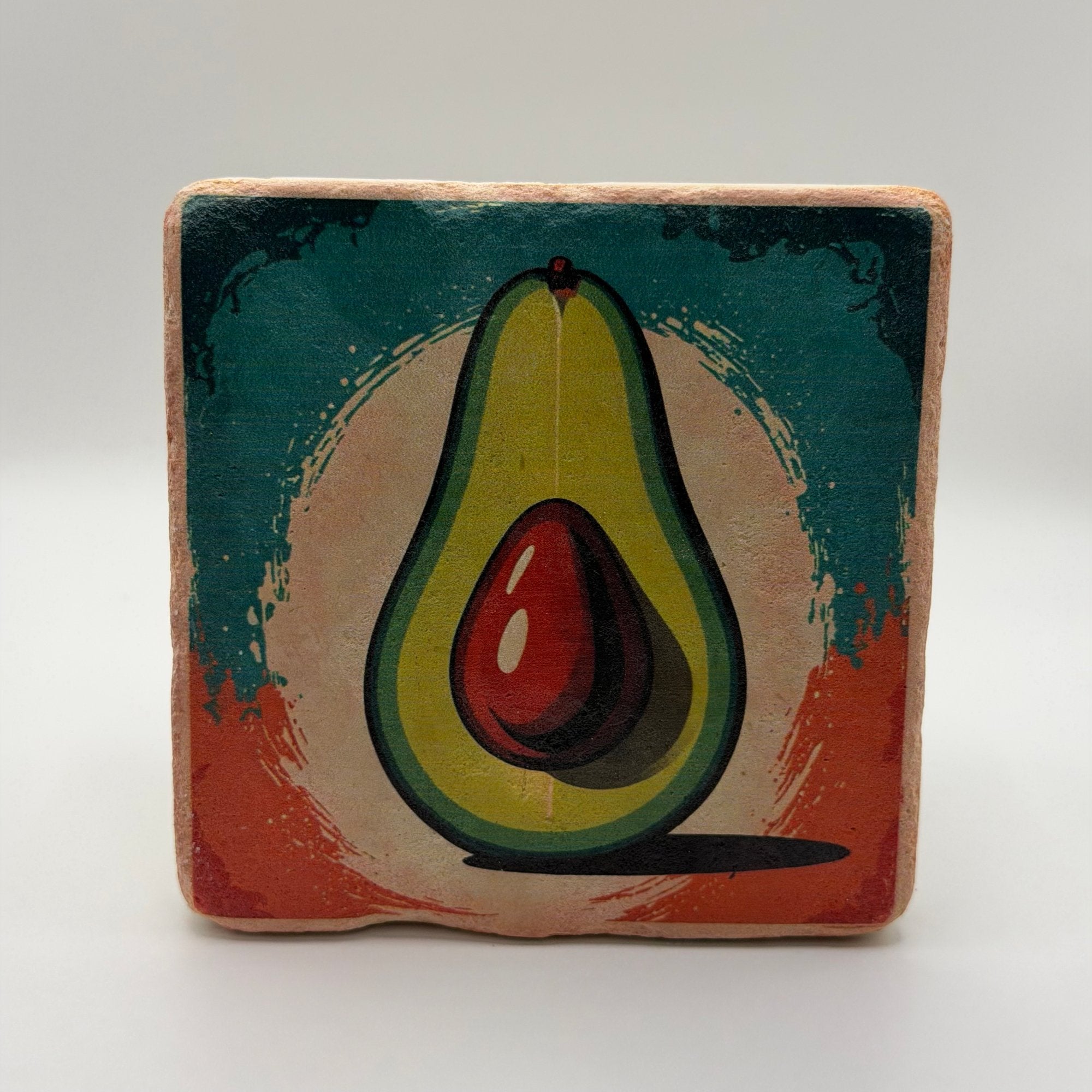 Avocado Paint Stone Coaster