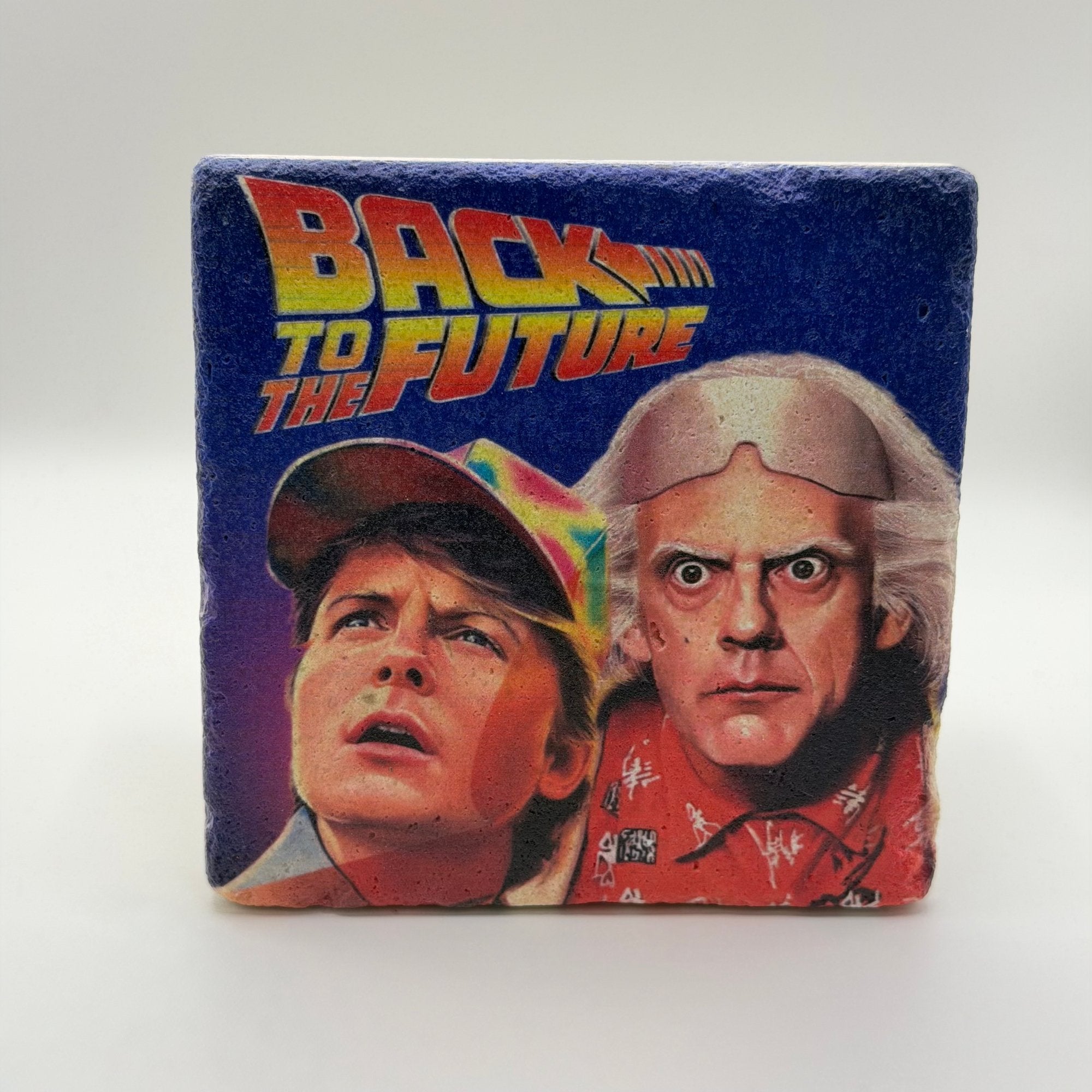 Back to the Future Stone Coaster