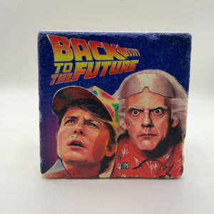 Back to the Future Stone Coaster