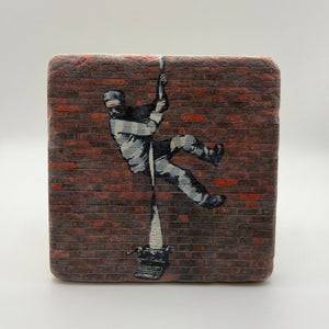 Banksy Create Escape Stone Coaster