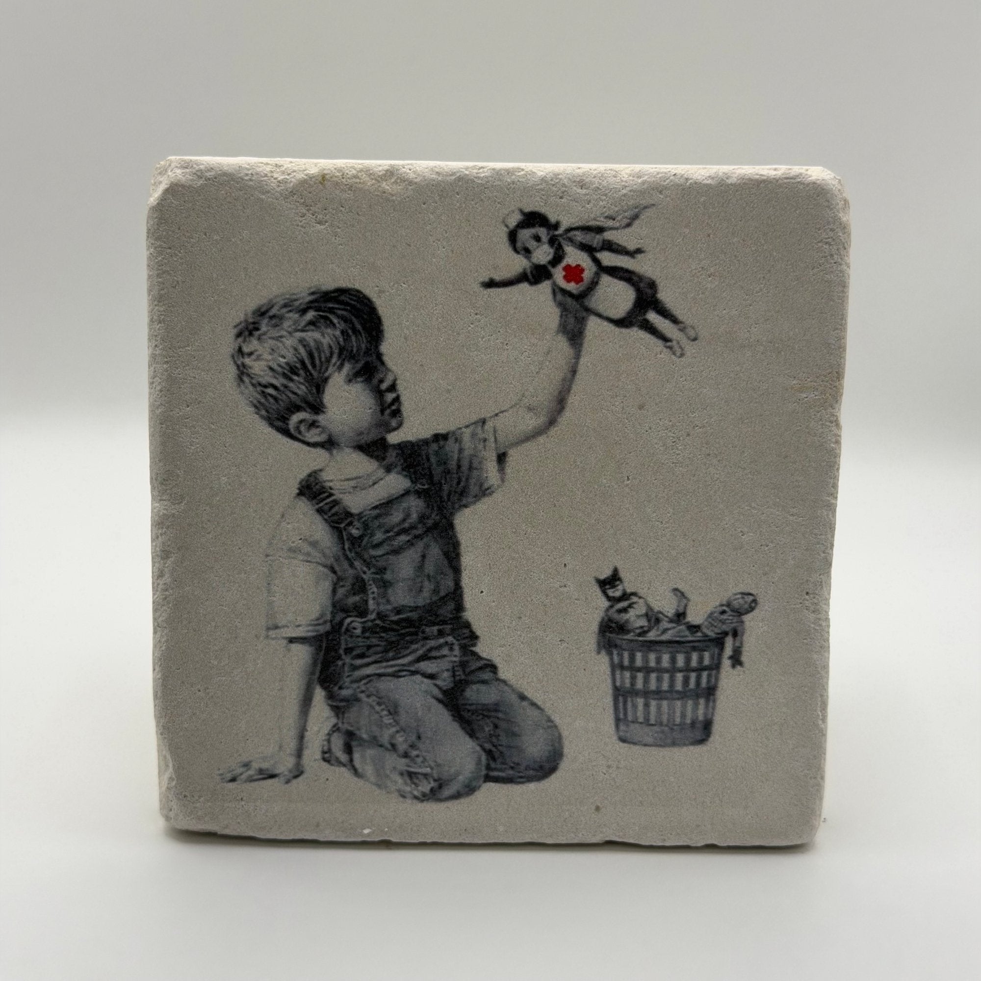 Banksy Game Changer Stone Coaster