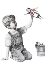 Banksy Game Changer Nurse Superhero artwork printed on MDF wall poster
