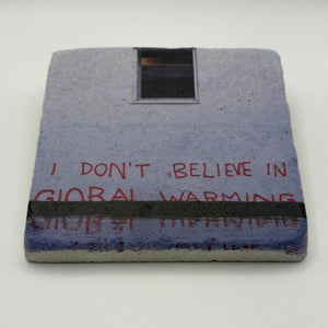Banksy Global Warming Stone Coaster