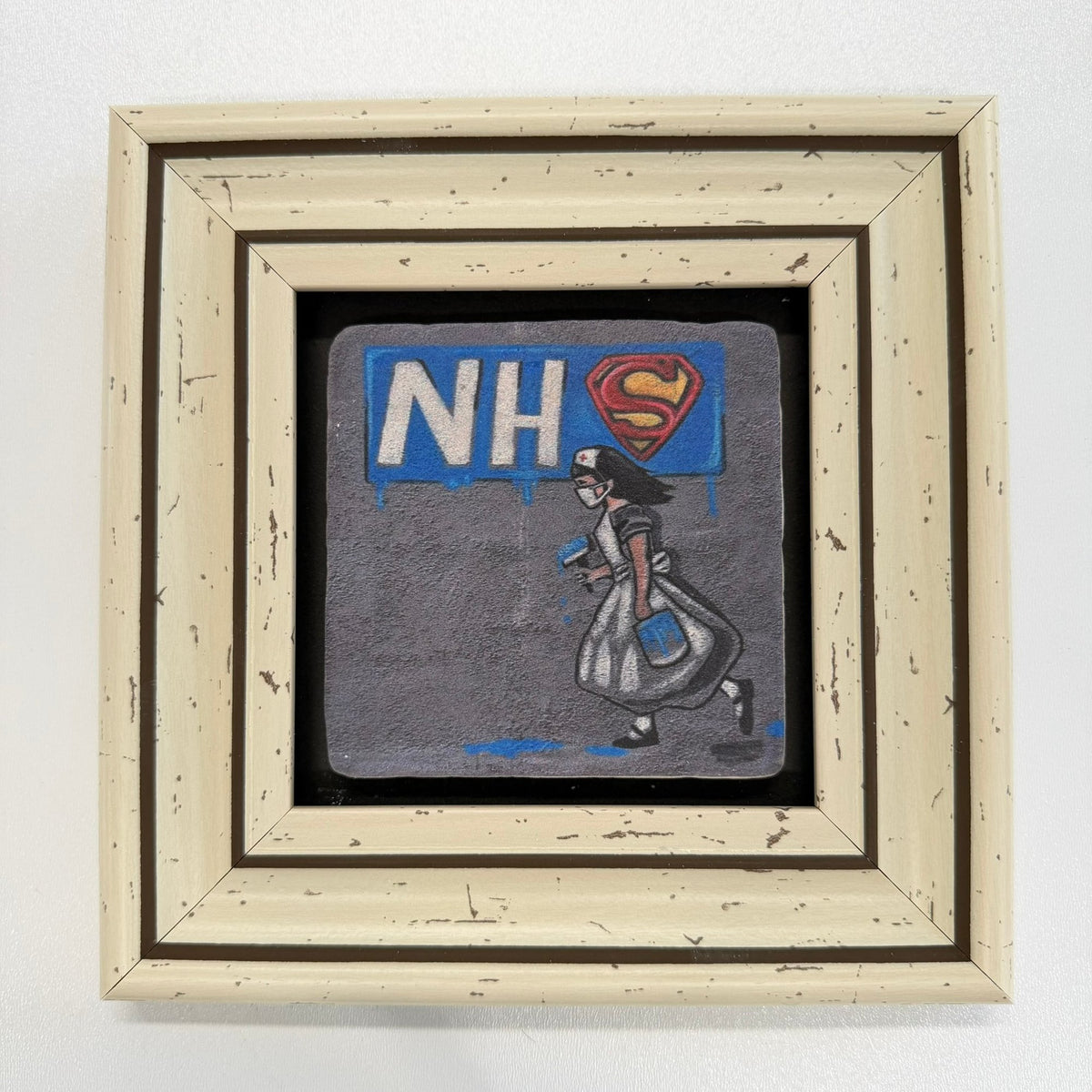 Variant Mapping v4 | banksy-nhs-natural-stone-coaster | with White Frame | sha256:4f7d3570a81a