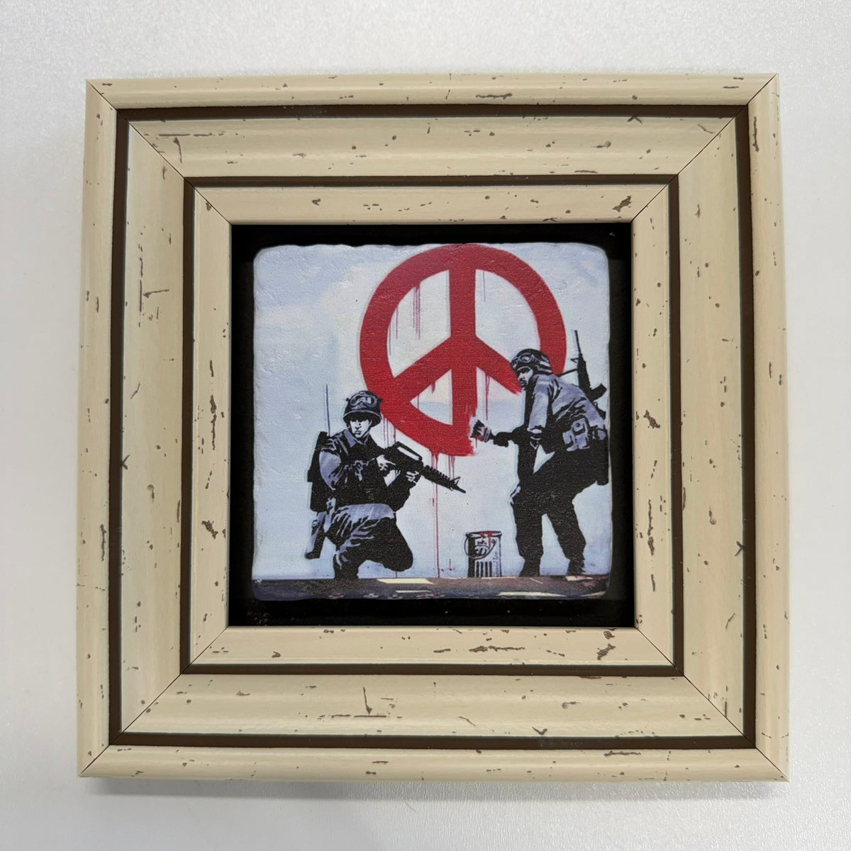 Variant Mapping v4 | banksy-peace-soldiers-natural-stone-coaster | with White Frame | sha256:47a3f107e7a7