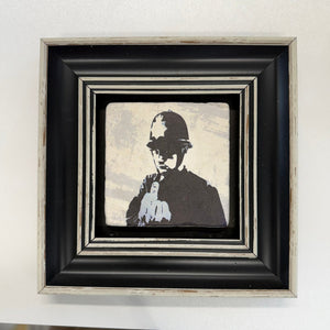 Variant Mapping v4 | banksy-rude-copper-natural-stone-coaster | with Black Frame | sha256:8f6b76ae93f7