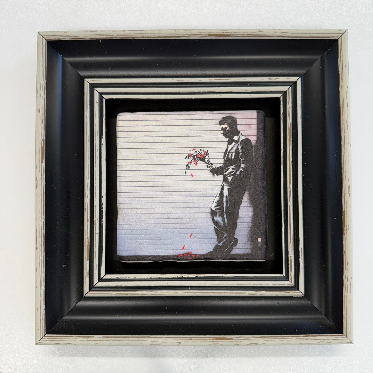 Variant Mapping v4 | banksy-waiting-in-vain-natural-stone-coaster | with Black Frame | sha256:000a813289da